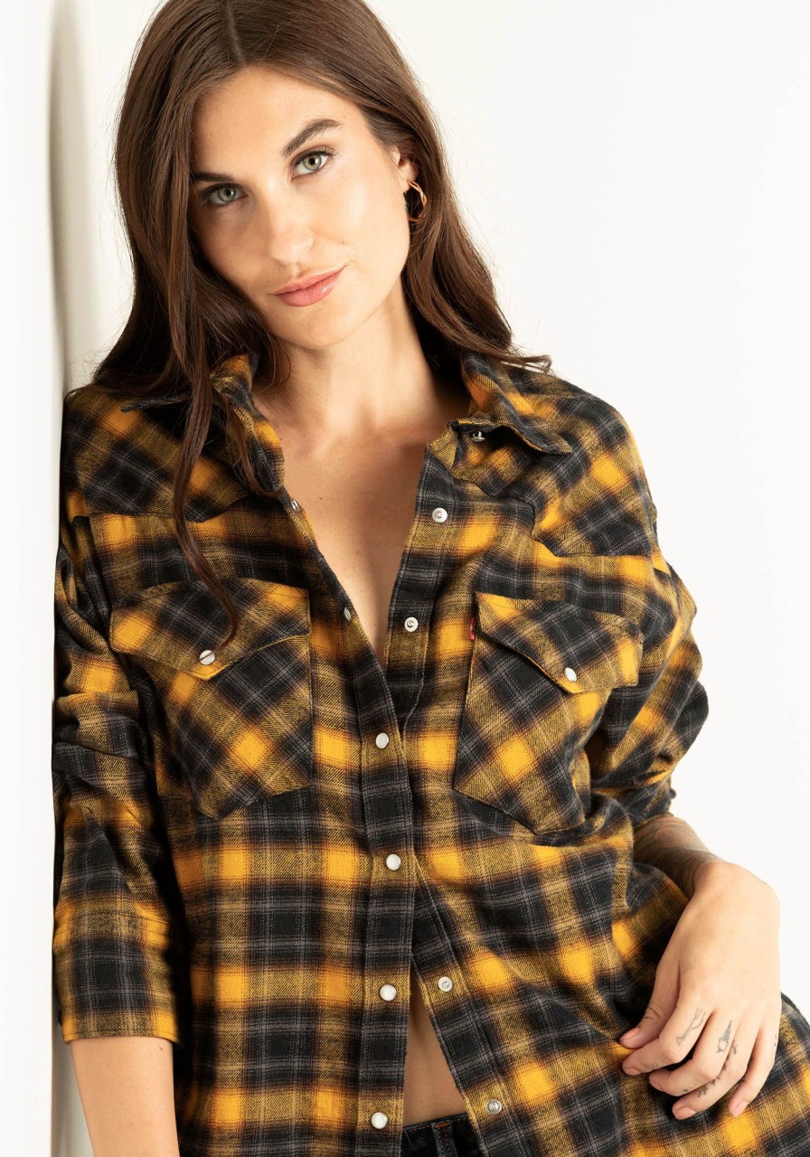 Women kismet Shirts & Blouses | Dylan Oversized Western Shirt