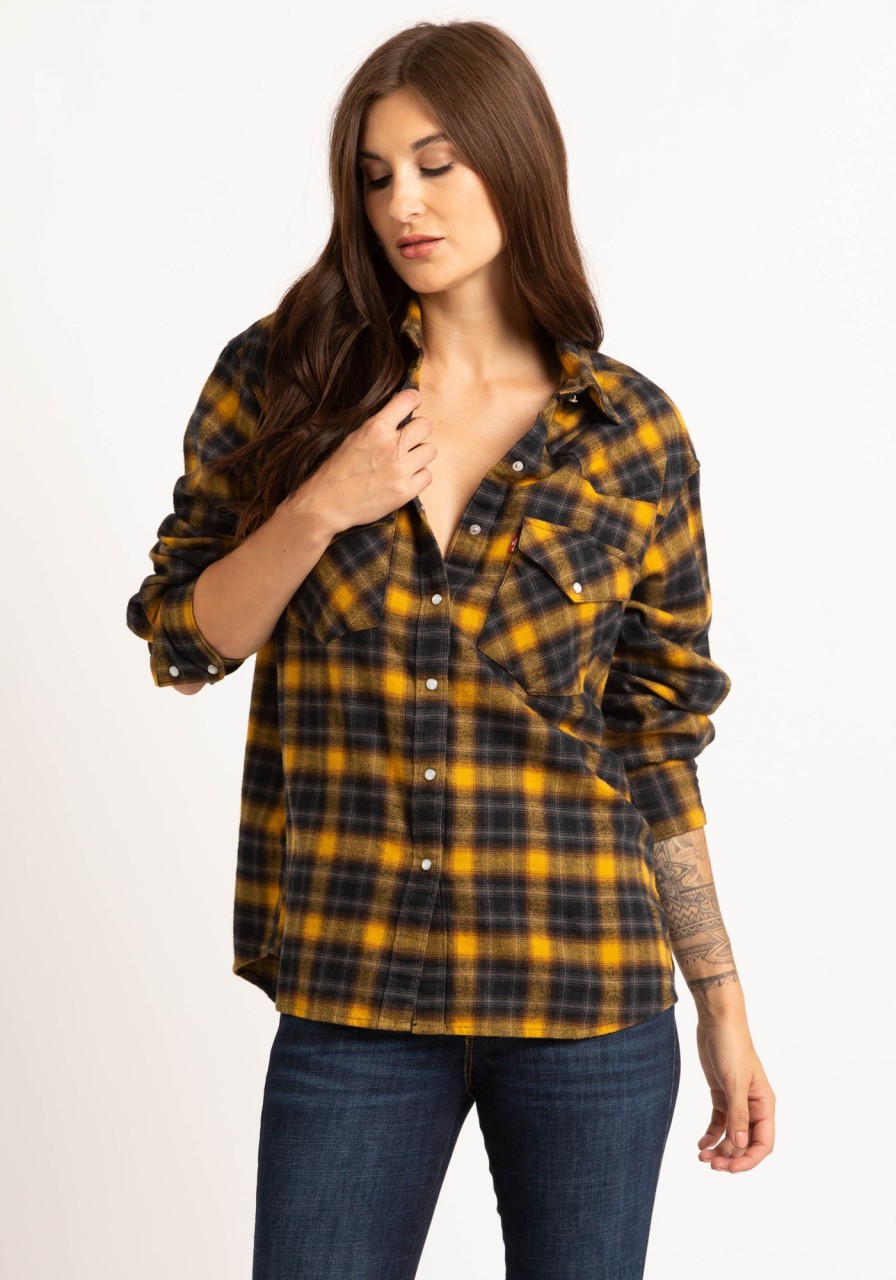 Women kismet Shirts & Blouses | Dylan Oversized Western Shirt