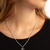 Women kismet Jewellery | Silver Necklace With Jewel Pendant