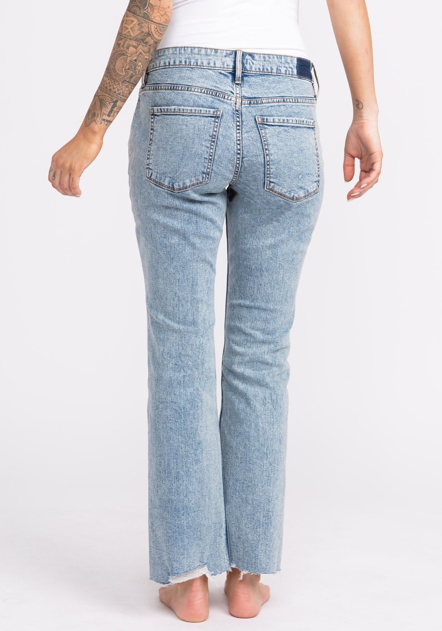 Women BOOTLEGGER Bootcut Jeans | Mid Rise Relaxed Boot Cut Jeans