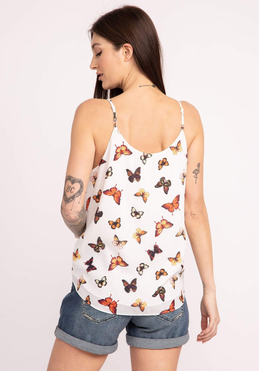 Women kismet Shirts & Blouses | Louise Butterfly Print Cami