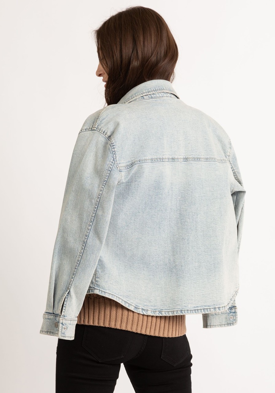 Women BOOTLEGGER | Drea Denim Shacket