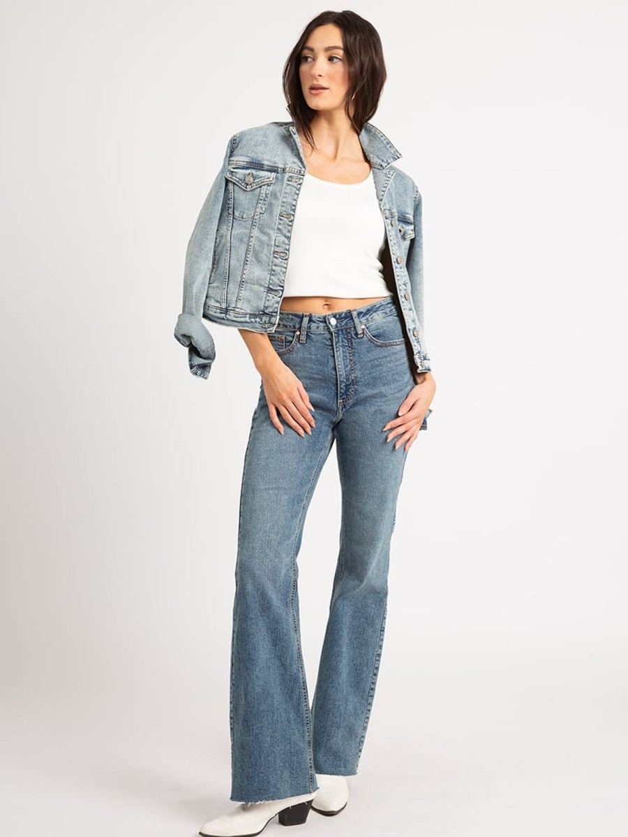 Women BOOTLEGGER Bootcut Jeans | High Rise Vintage Boot Cut