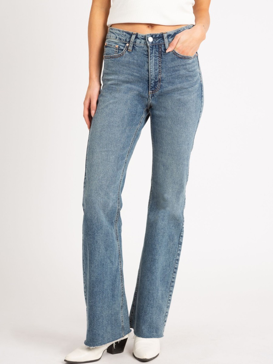 Women BOOTLEGGER Bootcut Jeans | High Rise Vintage Boot Cut