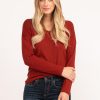 Women kismet T-Shirts & Tanks | Luna Crochet Back Long Sleeve