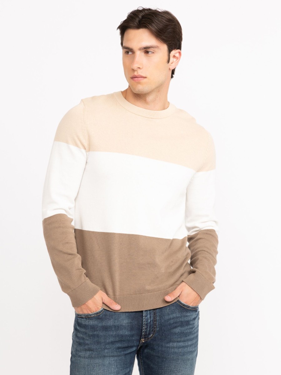 Men distillery Hoodies & Sweaters | Barrett Striped Crewneck Sweater