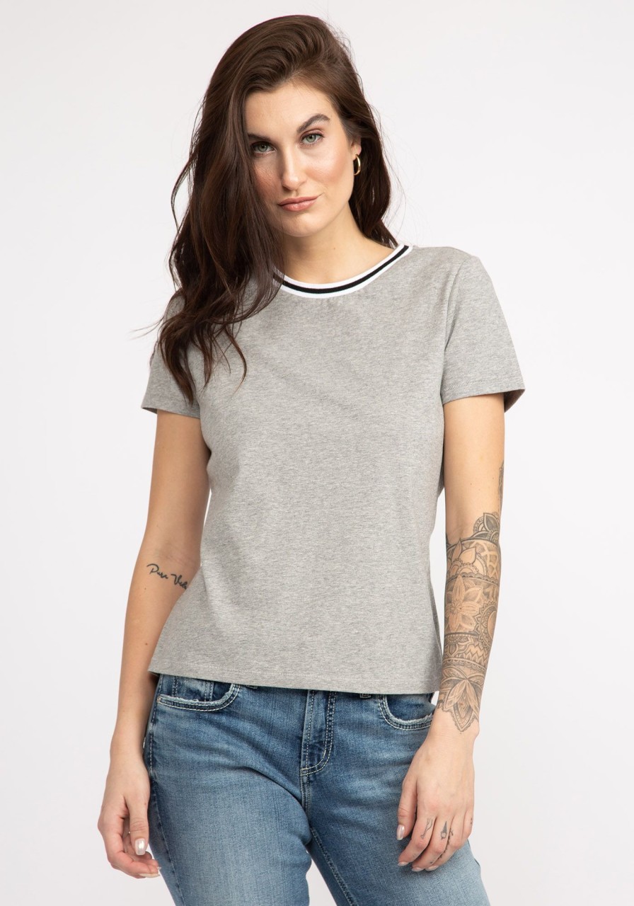 Women KISMET T-Shirts & Tanks | Goldie Short Sleeve Ringer T-Shirt