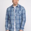 Men DISTILLERY Shirts | Liam Pocket Long Sleeve Shirt