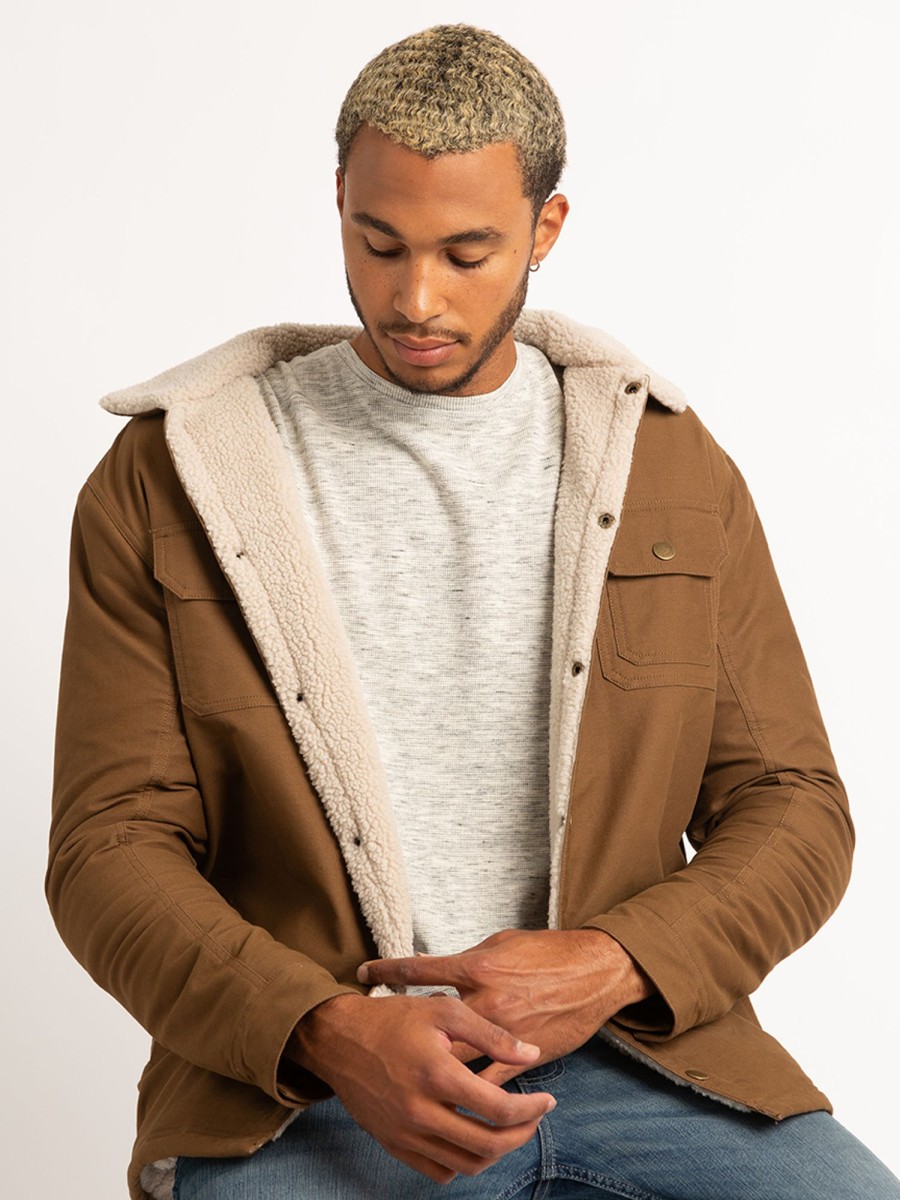 Men distillery | Ryan Twill Sherpa Jacket