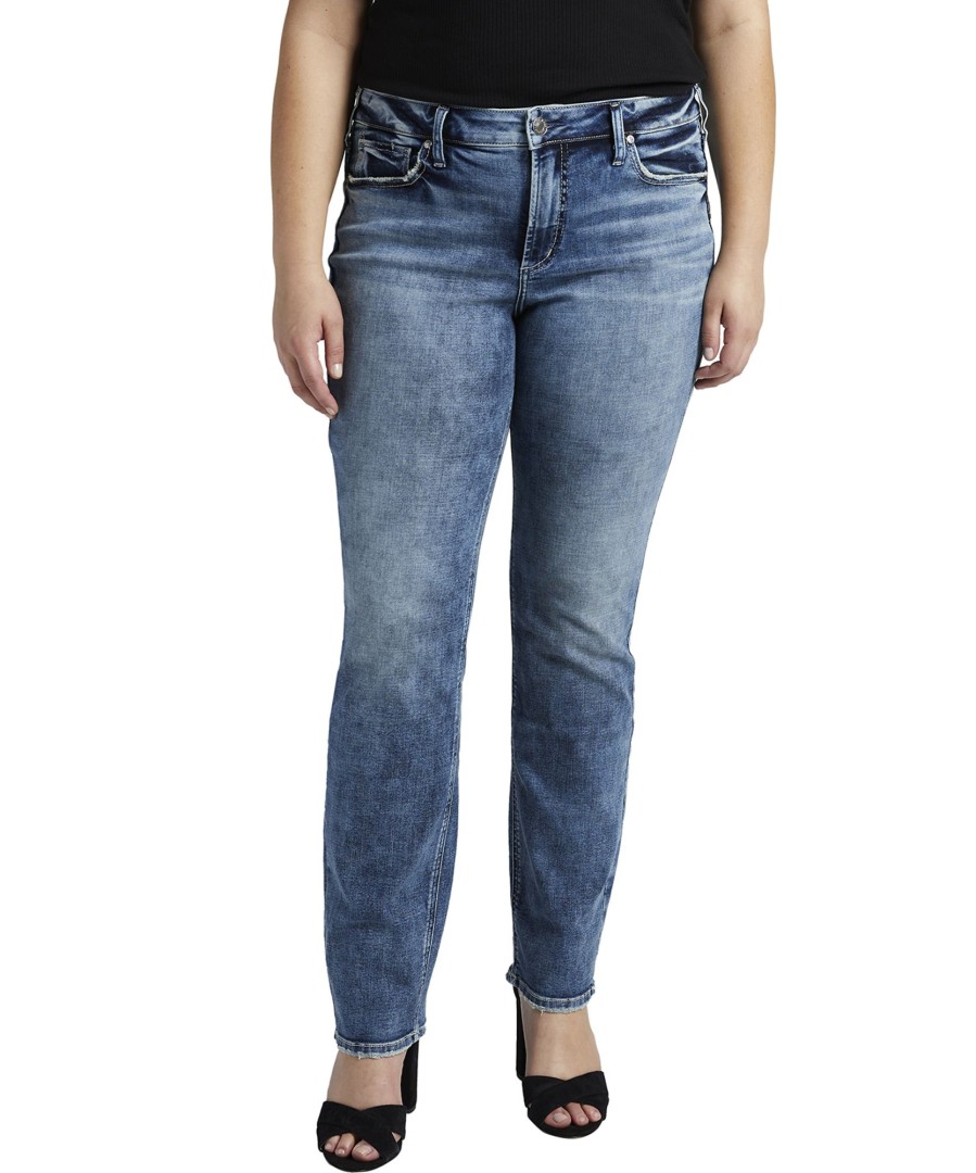 Women SILVER Straight Jeans | Silver Suki Straight Jeans