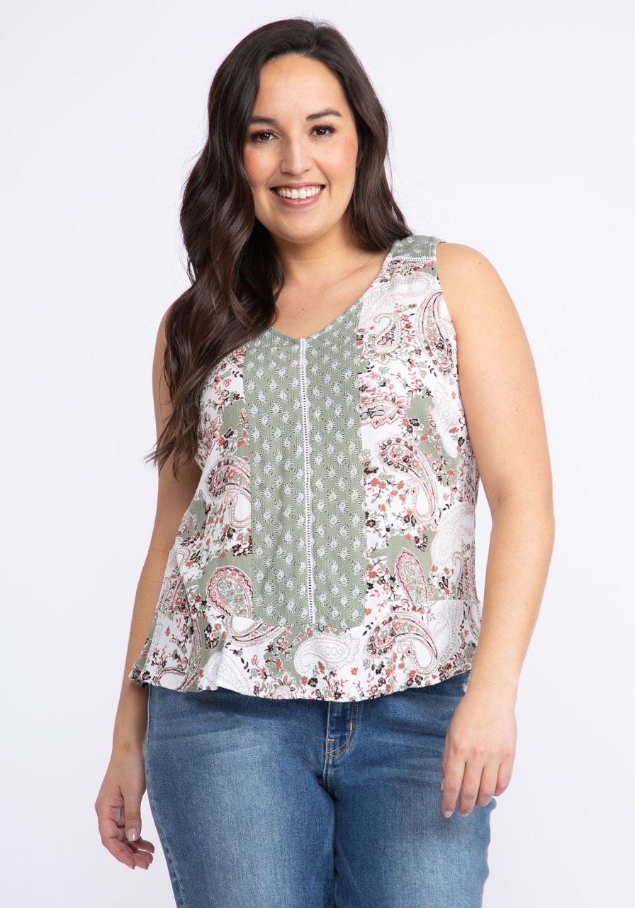 Women KISMET Shirts & Blouses | Calista Peplum Tank Top