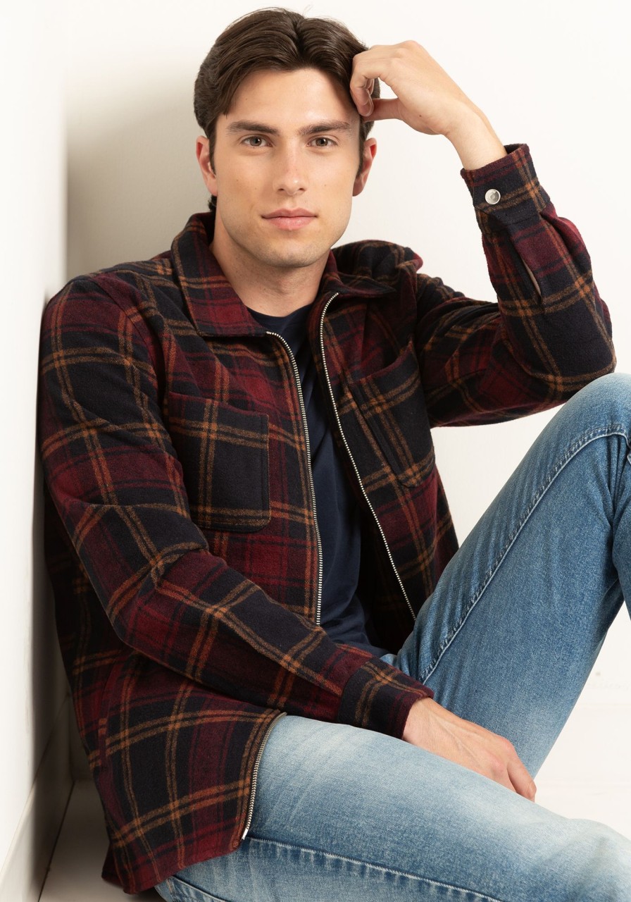 Men distillery | Nolan Plaid Heavy Overshirt