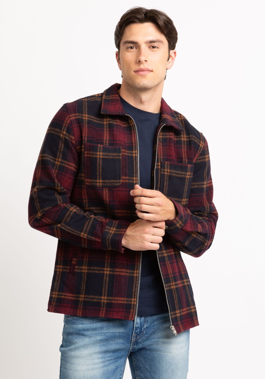 Men distillery | Nolan Plaid Heavy Overshirt