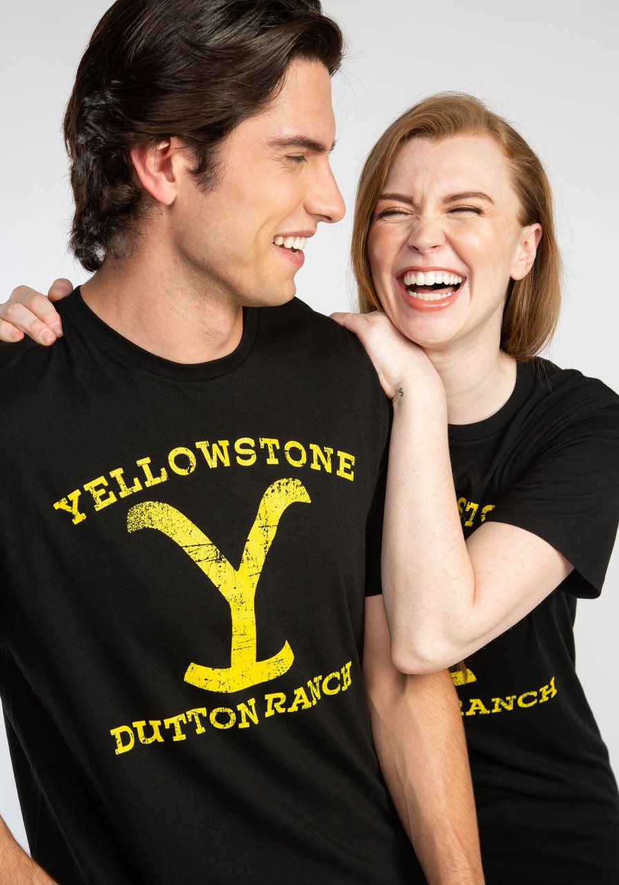 Women YELLOWSTONE Graphic T-Shirts | Yellowstone Dutton Ranch Graphic Tee