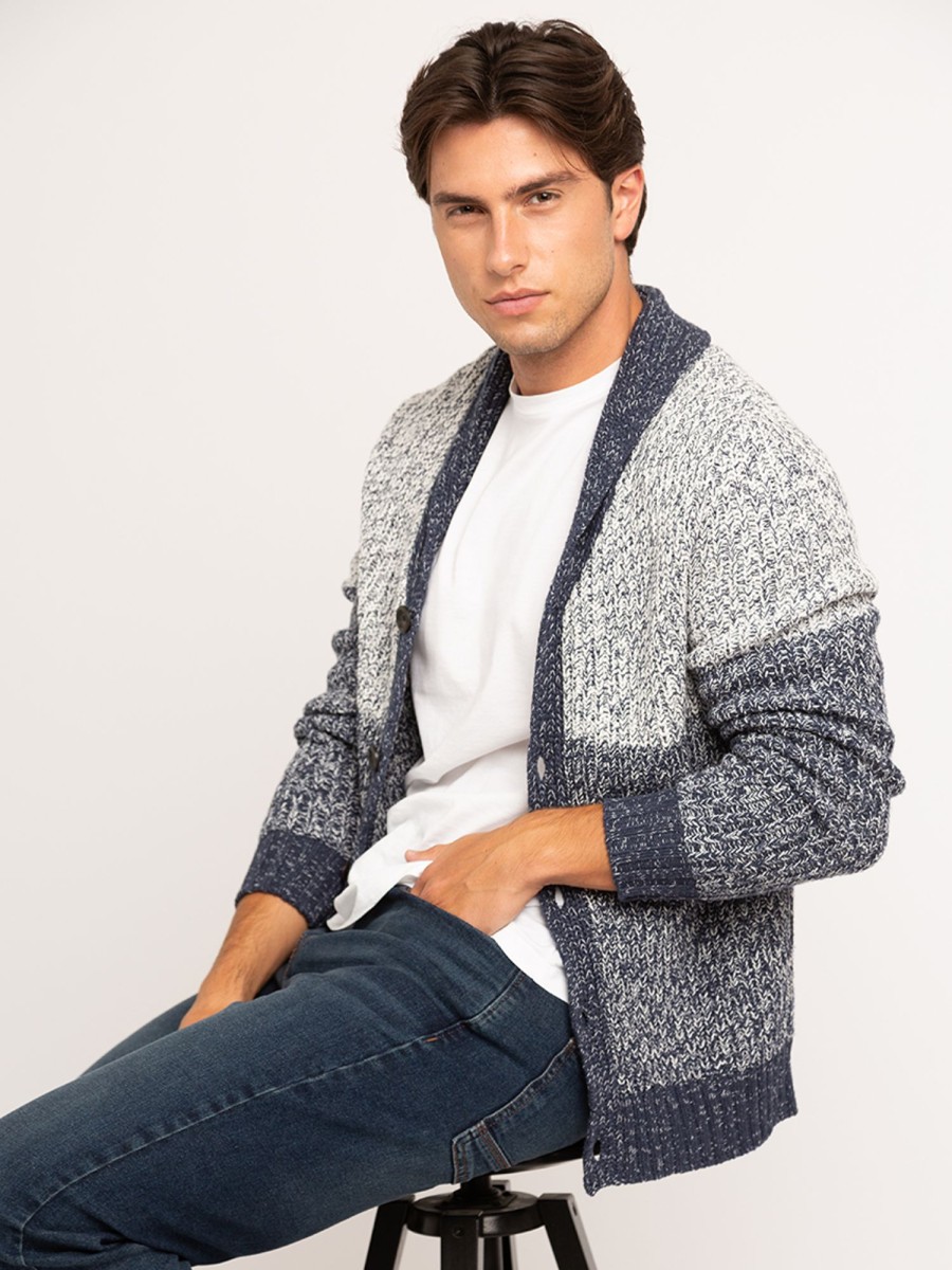 Men DISTILLERY Hoodies & Sweaters | Chase Shawl Collar Cardigan