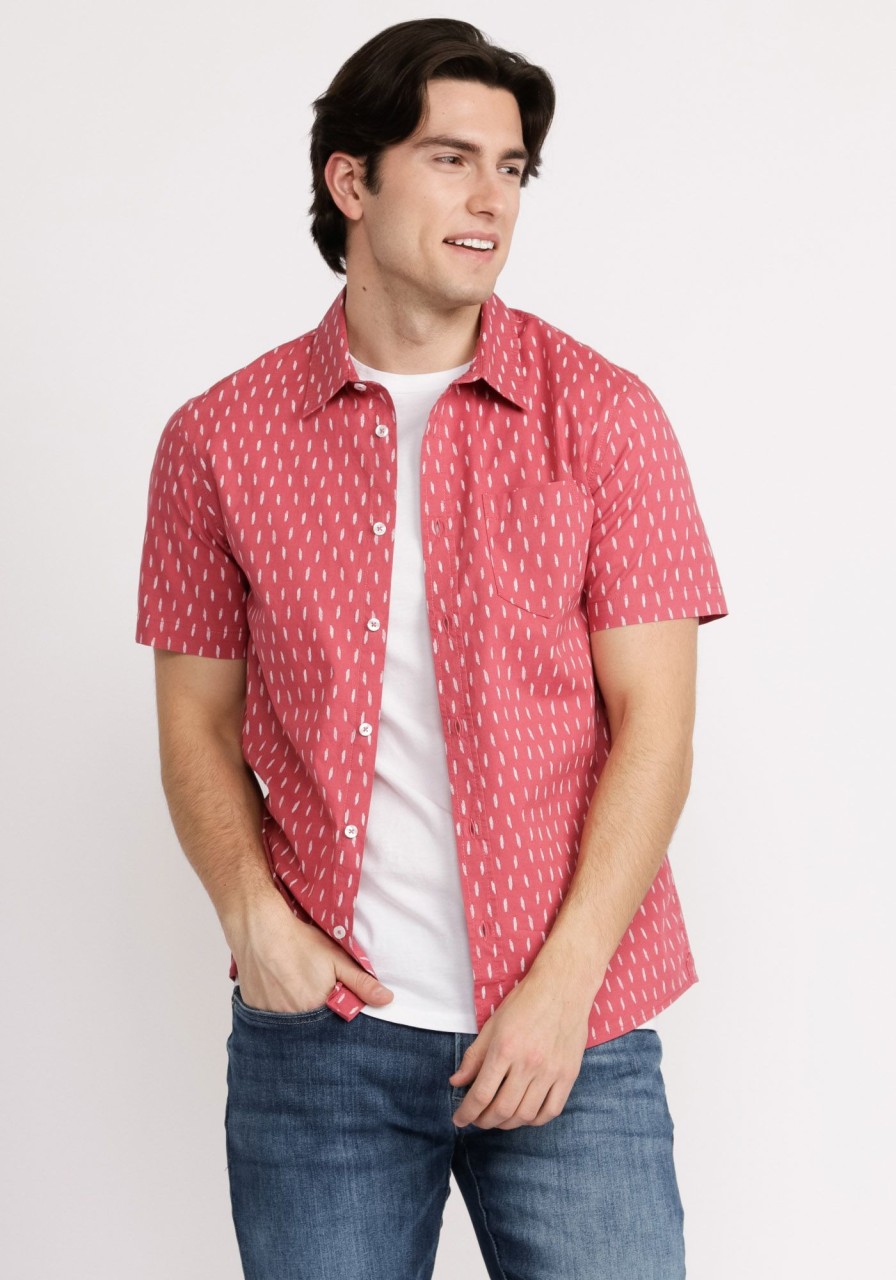 Men DISTILLERY Shirts | Wallace Short Sleeve Shirt