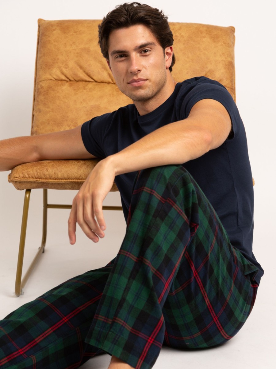 Men BOOTLEGGER WEEKEND | Flannel Plaid Wide Leg Pant