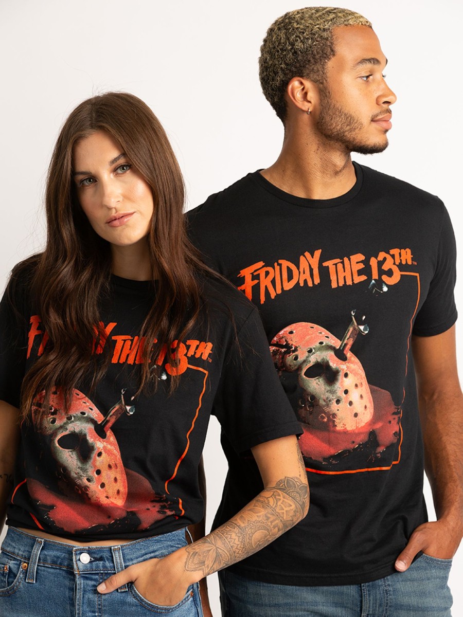 Men FRIDAY THE 13TH Graphic T-Shirts | Jason'S Mask T-Shirt