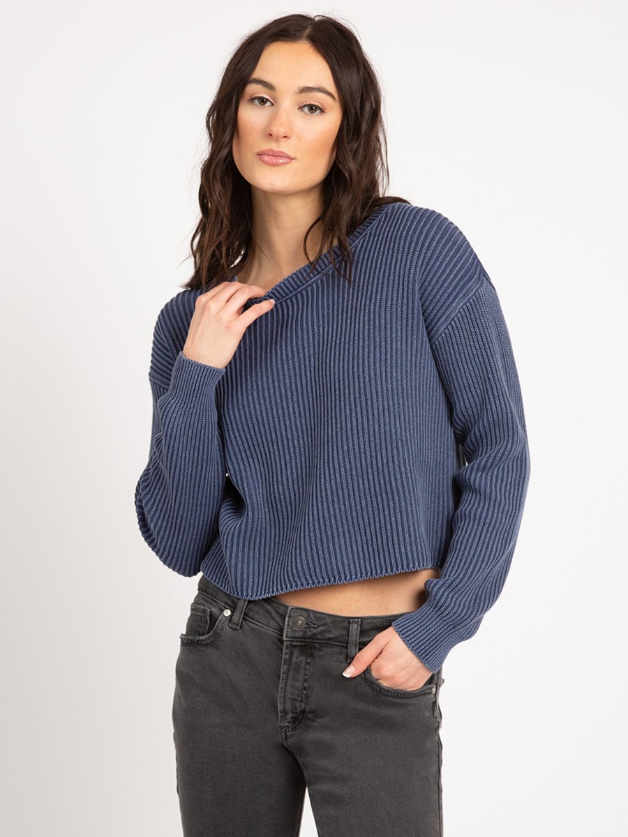 Women KISMET Sweaters & Cardigans | Calla Crew Neck Popover