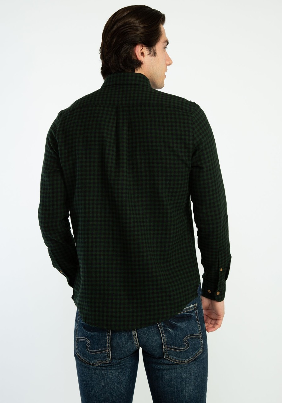 Men REPORT COLLECTION Shirts | Plaid Flannel Shirt