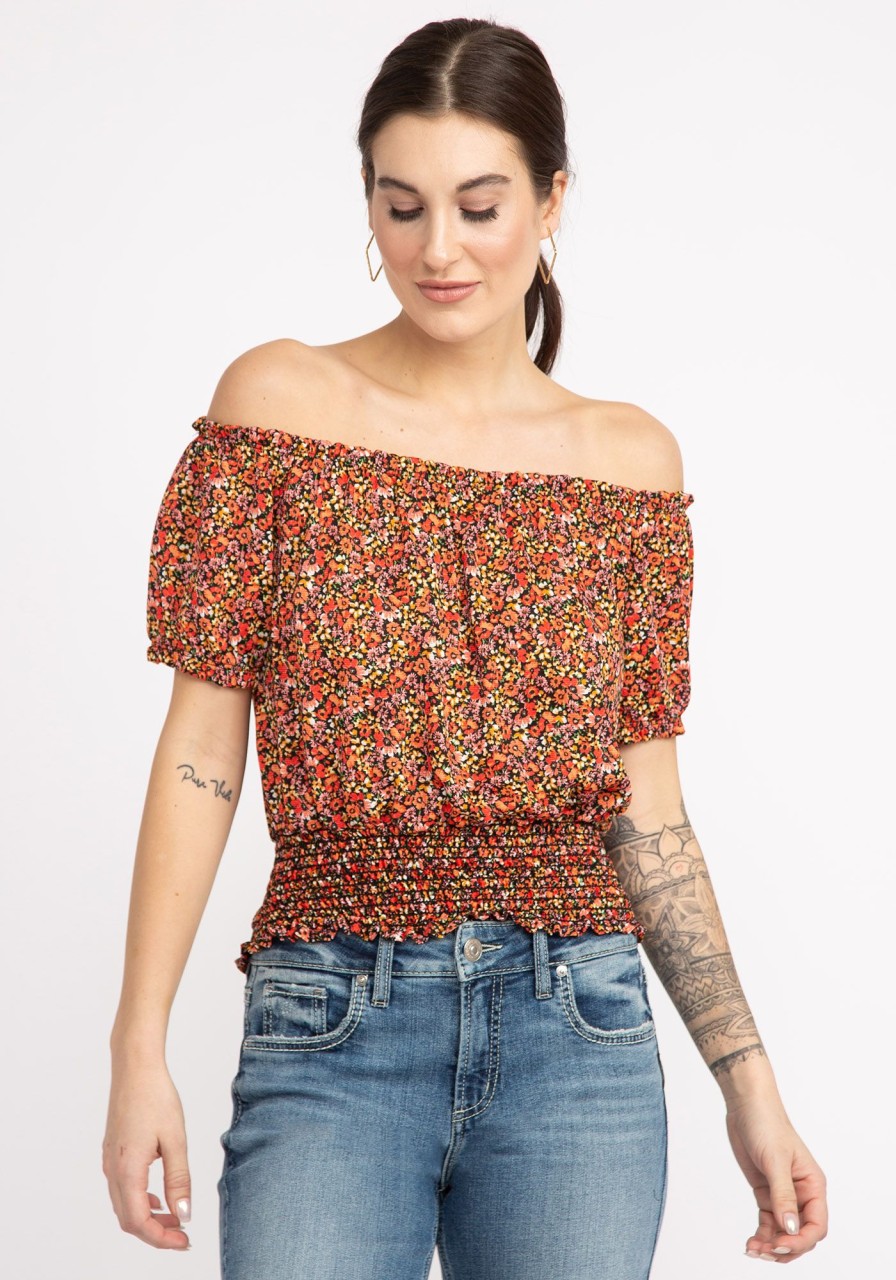 Women MOEITY T-Shirts & Tanks | Valerie Off-Shoulder Top