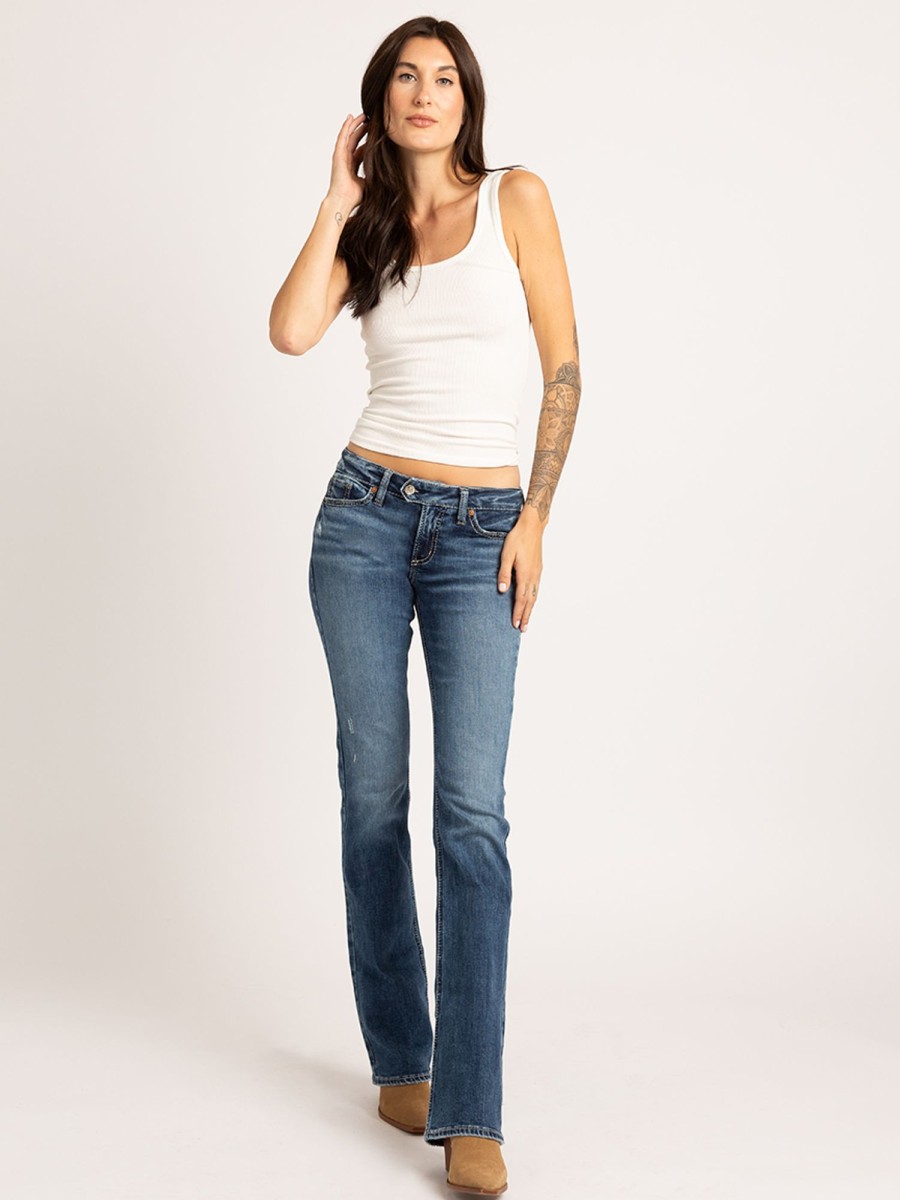 Women SILVER Bootcut Jeans | Tuesday Slim Bootcut