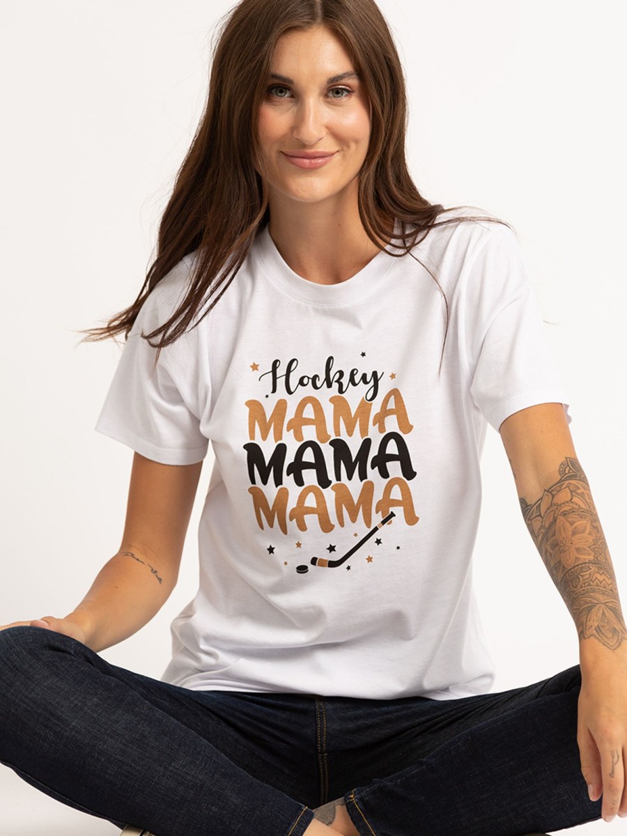 Women kismet Graphic T-Shirts | Hockey Mama Graphic T-Shirt