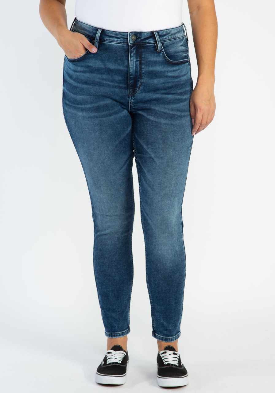 Women BOOTLEGGER Skinny Jeans | Knit High Rise Skinny