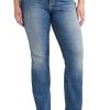 Women SILVER Bootcut Jeans | Mid Rise Slim Boot Jeans Suki