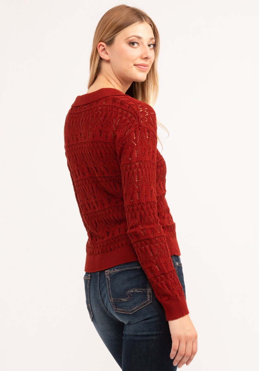 Women kismet Sweaters & Cardigans | Nandi Johnny Collar Popover