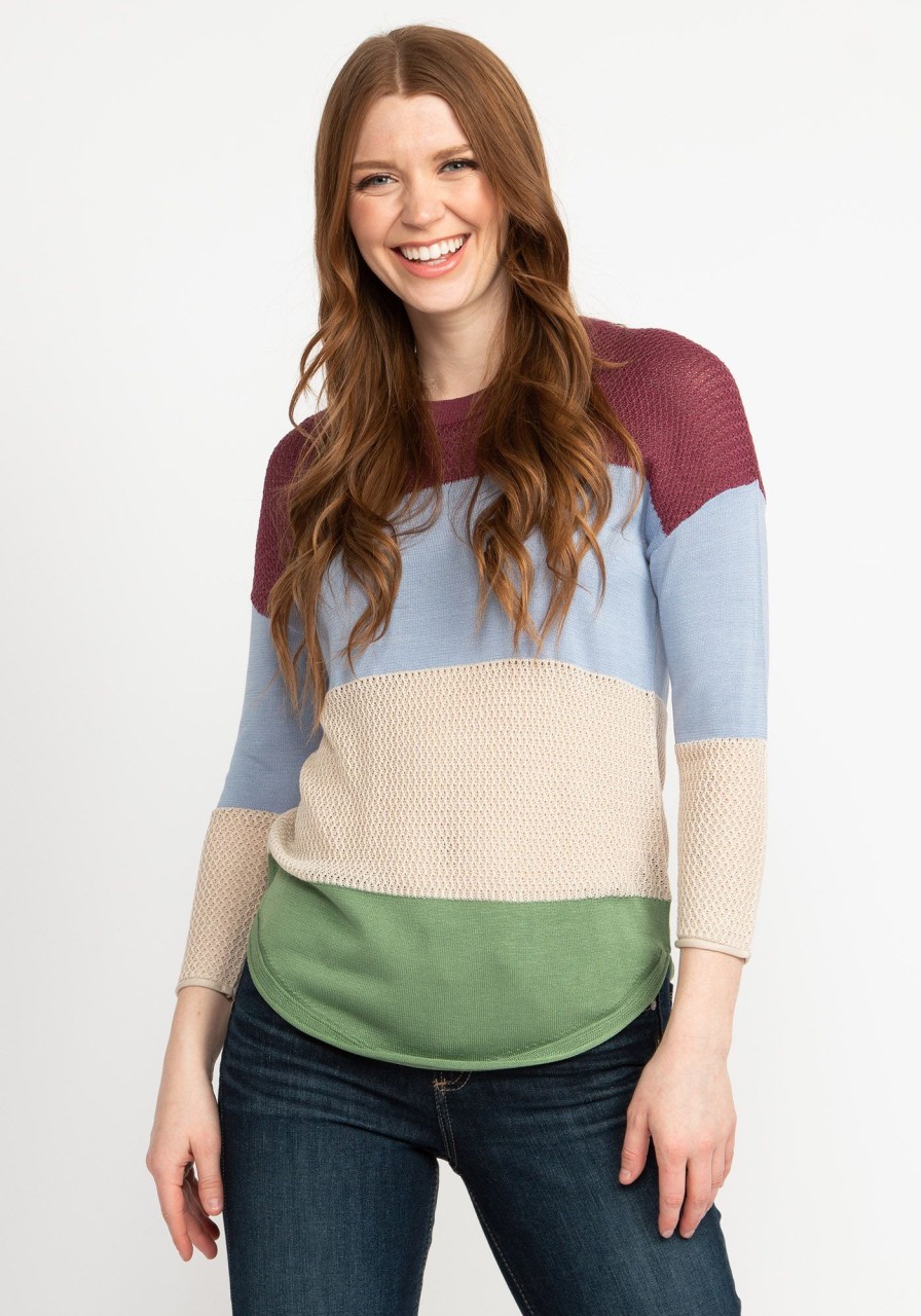 Women KISMET Sweaters & Cardigans | Janessa Crew Neck Popover