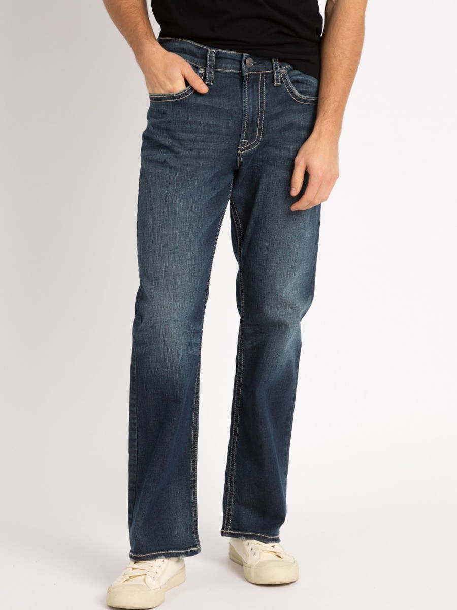 Men SILVER JEANS CO Relaxed Jeans | Zac Relaxed Fit Straight Leg