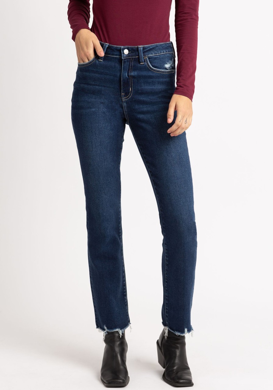 Women FLYING MONKEY Bootcut Jeans | High-Rise Ankle Slim Bootcut Jeans