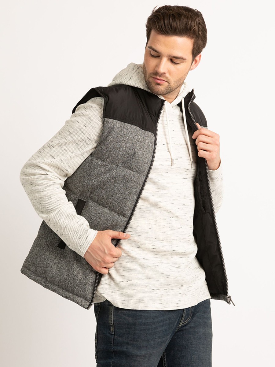 Men True North Denim | Colton Puffer Vest