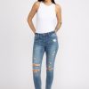 Women VERVET Skinny Jeans | Mid Rise Skinny Jeans