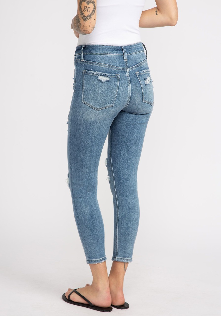 Women VERVET Skinny Jeans | Mid Rise Skinny Jeans