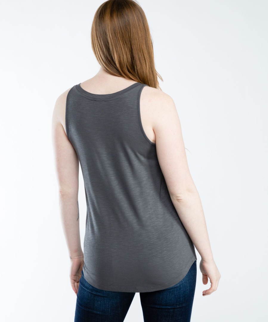 Women KISMET T-Shirts & Tanks | Textured Knit V Neck Tank - Ela