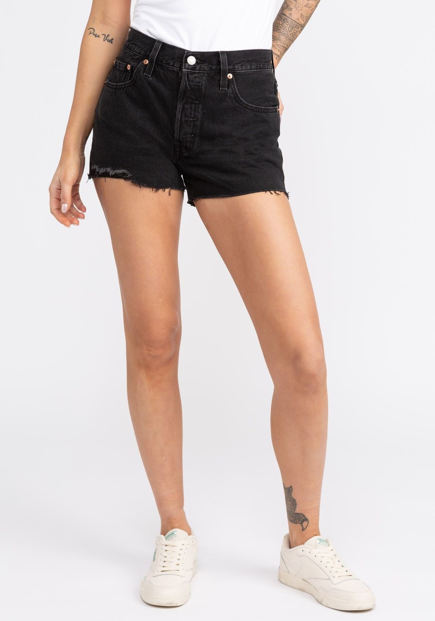 Women LEVIS | 501 Black Original Shorts