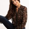 Women GUESS Shirts & Blouses | Dionne Tie Front Top