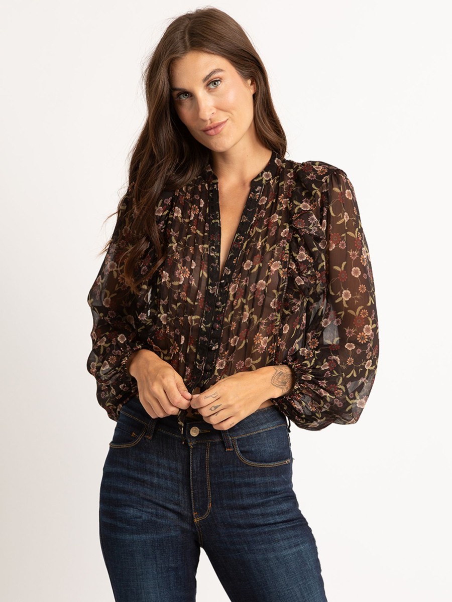 Women GUESS Shirts & Blouses | Dionne Tie Front Top