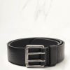 Men SILVER Belts | Silver Belt W Antique Nickel Buckle