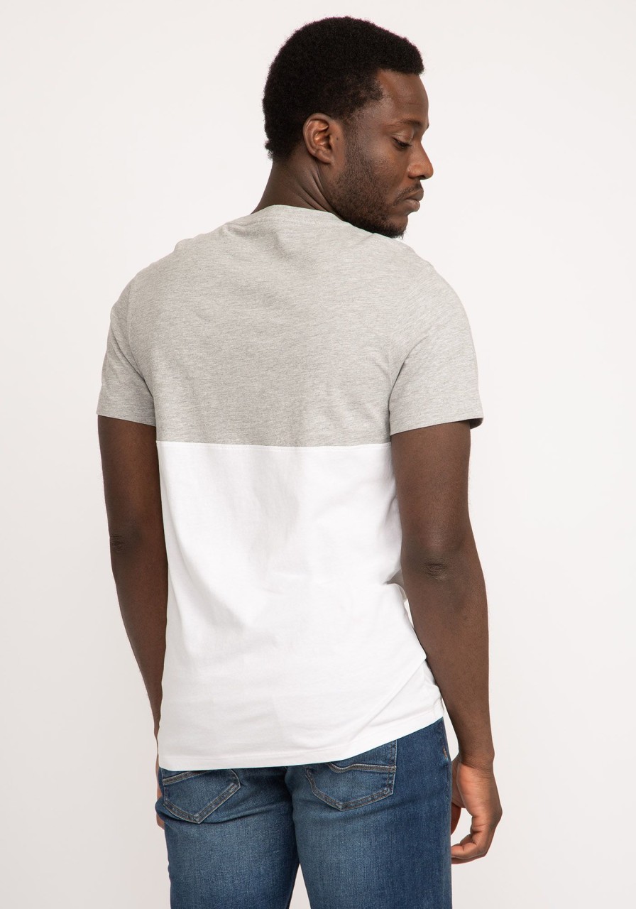 Men distillery T-Shirts | Logan Colourblock Pocket T-Shirt