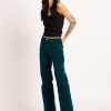 Women SILVER Straight Jeans | Highly Desirable Corduroy Trouser Jean