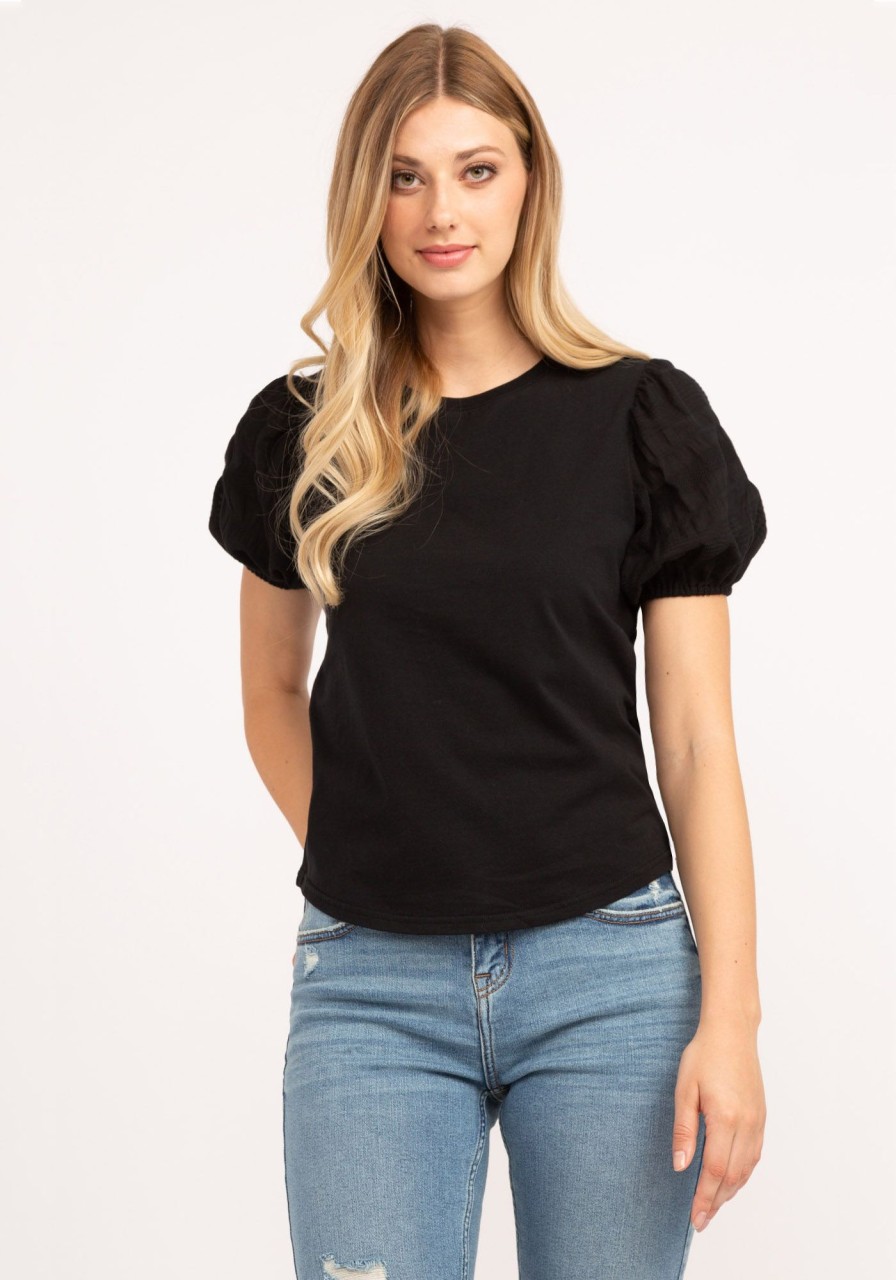 Women kismet T-Shirts & Tanks | Barbara Puff Sleeve Top