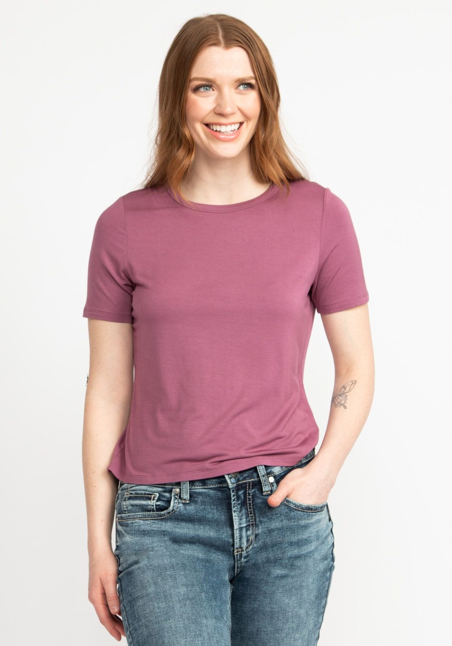 Women KISMET T-Shirts & Tanks | Sereena Crew Neck Short Sleeve T-Shirt