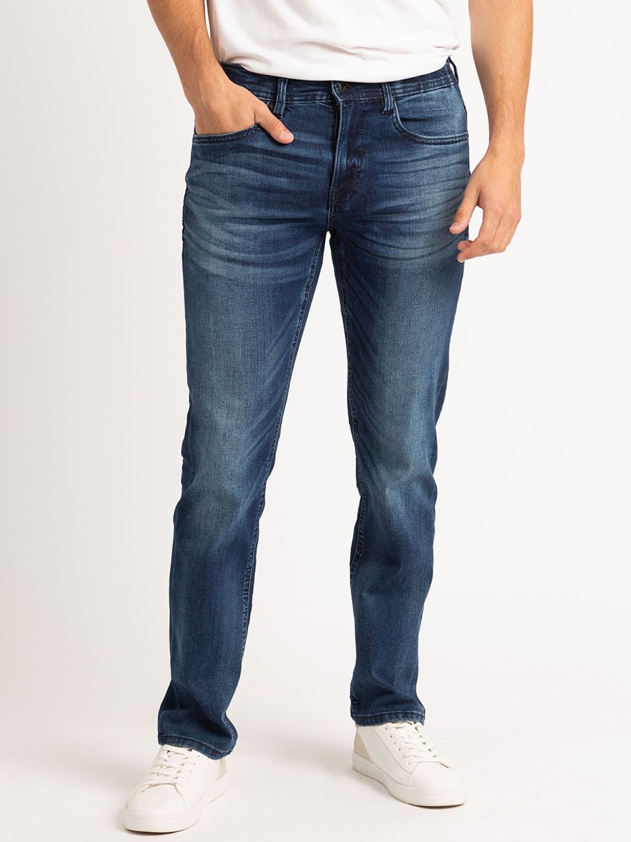 Men PROJEK RAW Slim Jeans | Indigo Blast Baru Slim Jean