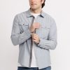 Men DISTILLERY Shirts | Joshua 2 Pocket Long Sleeve Shirt