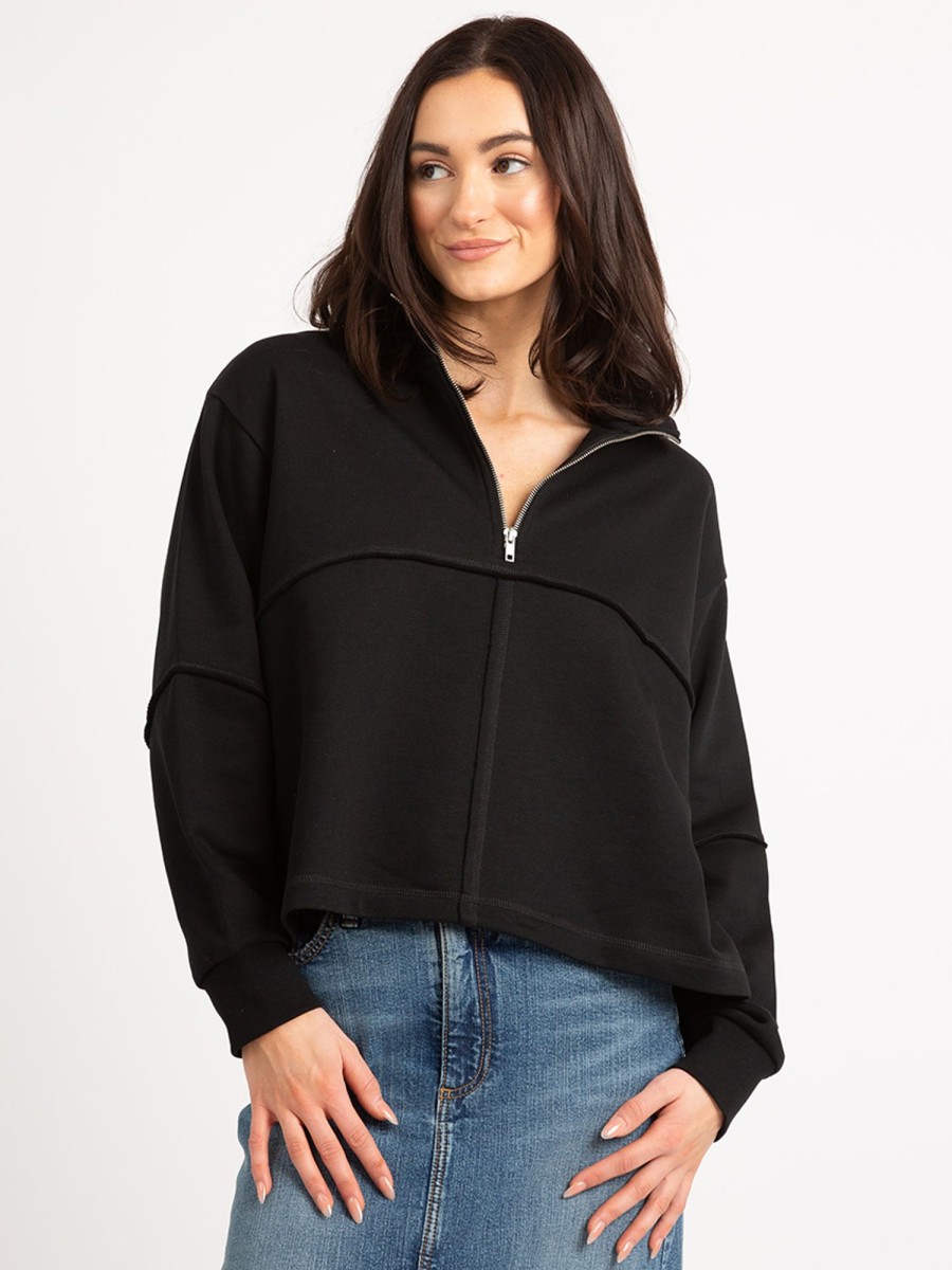 Women KISMET Hoodies & Sweatshirts | Carilee 1/4 Zip Popover