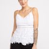 Women KISMET Shirts & Blouses | Jolene Crochet Lace Tank Top