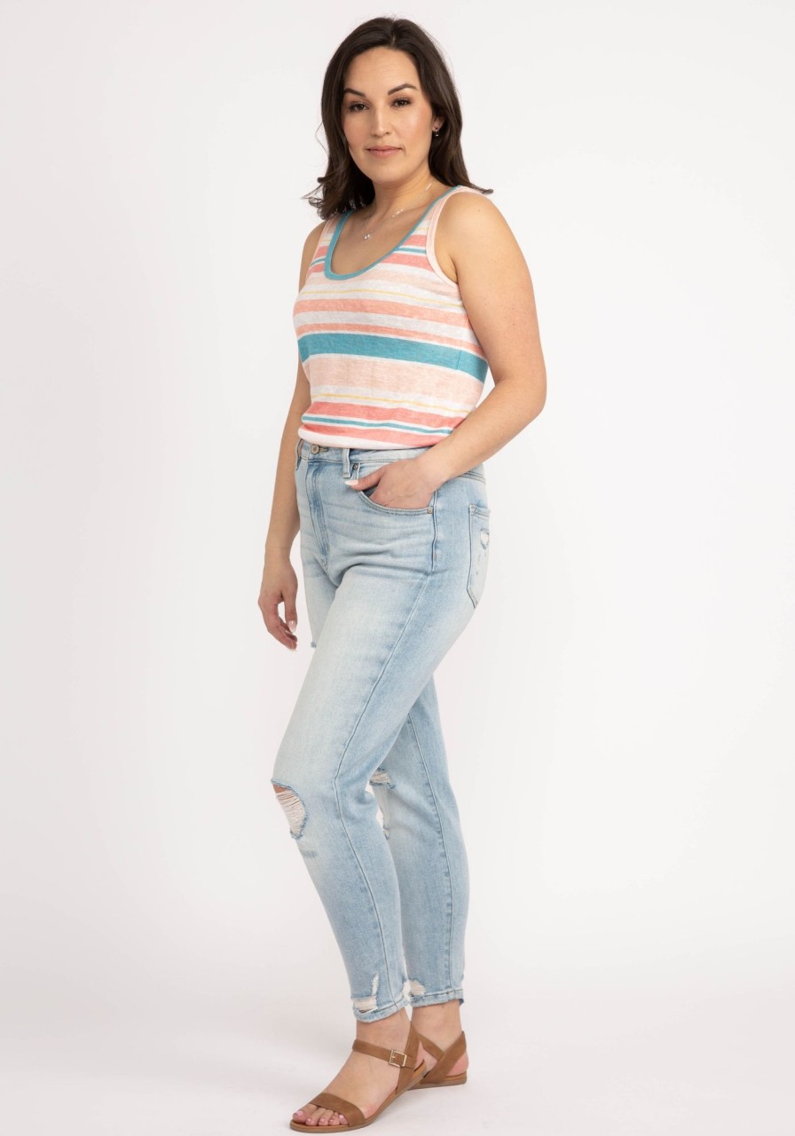 Women KISMET T-Shirts & Tanks | Ari Double Scoop Tank Top